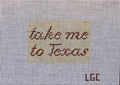 Take me to Texas Luggage Tag Canvas