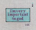 Very Important to God RHOSLC Canvas