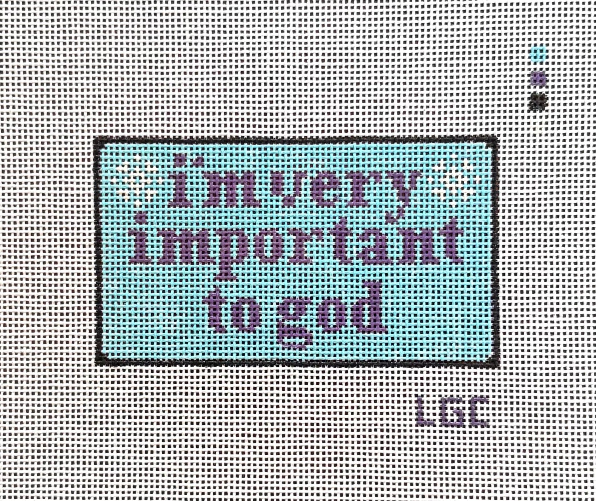 Very Important to God RHOSLC Canvas
